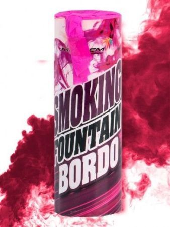 Цветной дым бордовый, SMOKING FOUNTAIN BORDO, 1,75" 30сек.